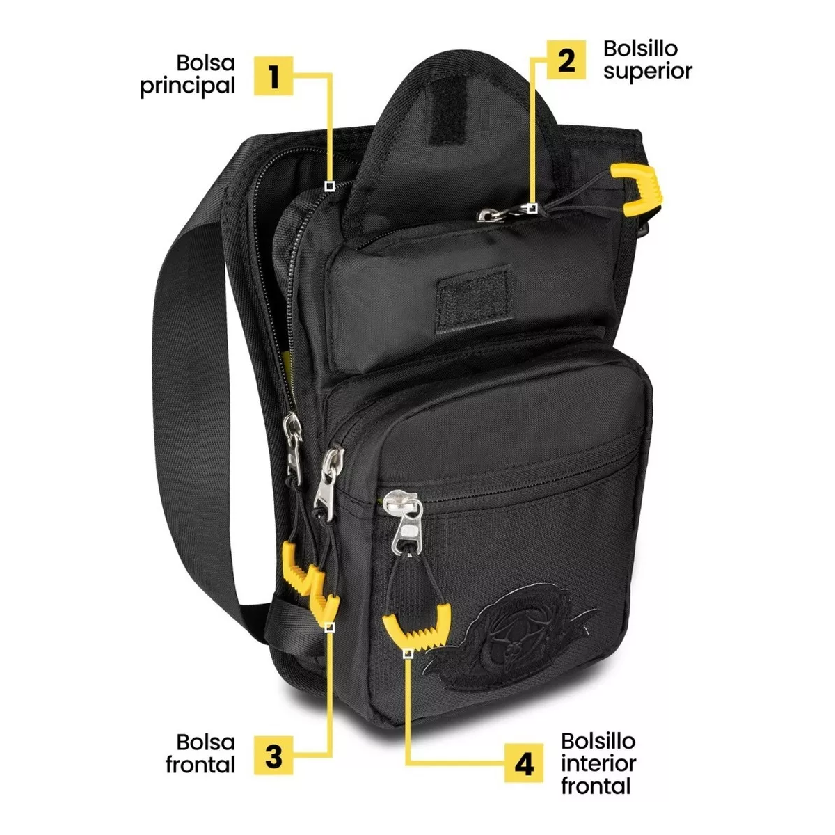 Piernera Muslera Mochila Campismo Moto Ciclismo Militar