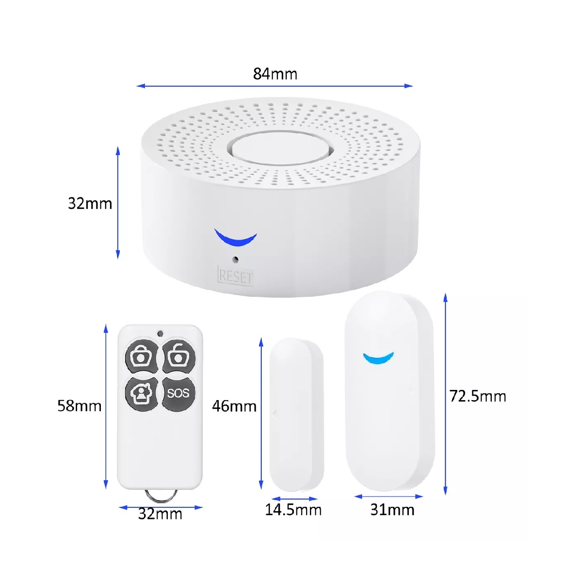 Kit Imán De Puerta Sistemas Seguridad Alarmas Y Sensores Wifi