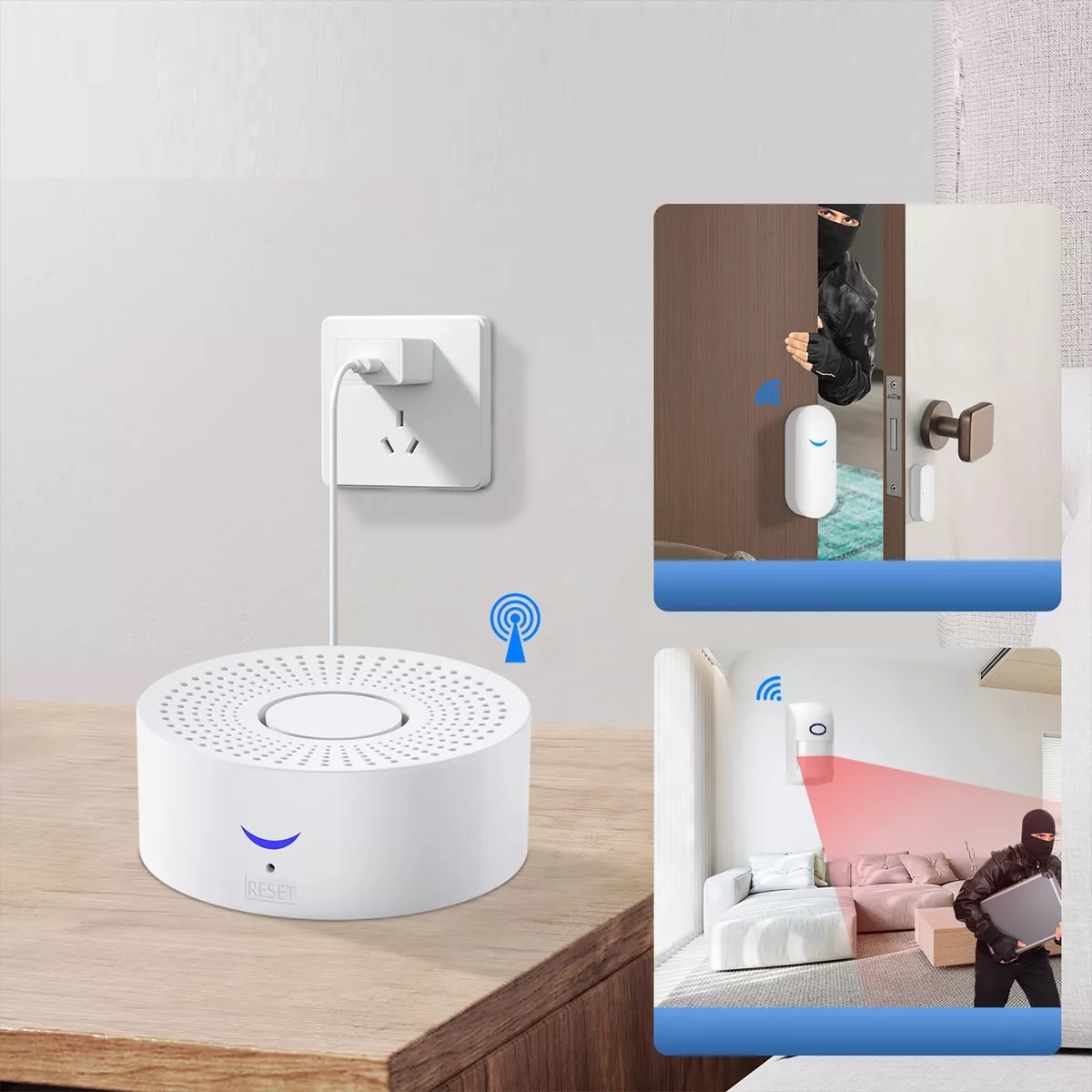 Kit Imán De Puerta Sistemas Seguridad Alarmas Y Sensores Wifi