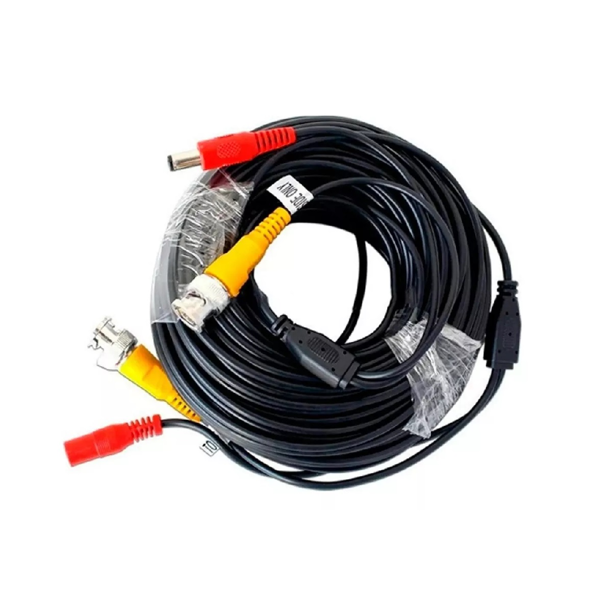Cable Siames 20 Metros Para Camaras Seguridad Cctv Bnc Video