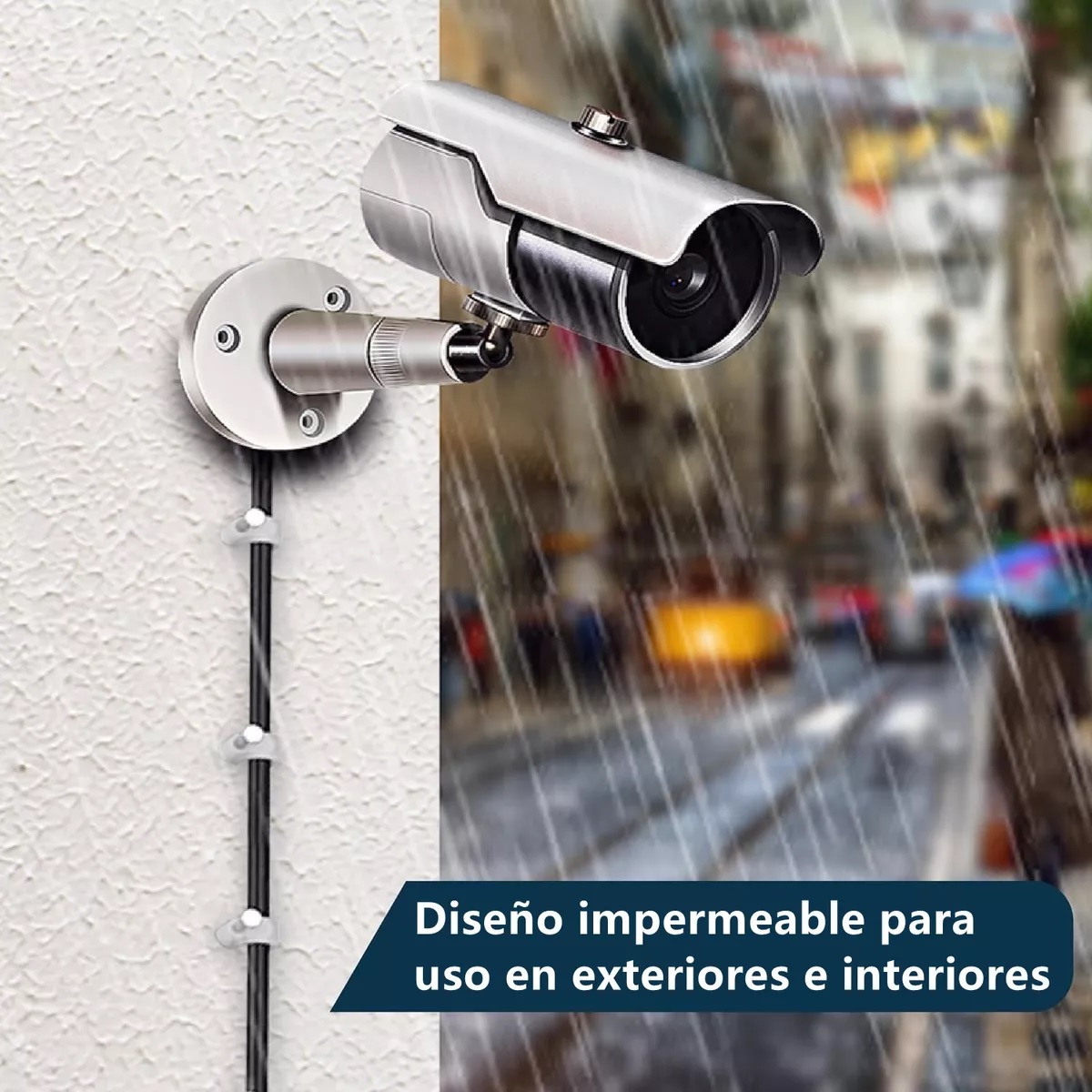 Cable Siames 50 Metros Para Camaras Seguridad Cctv Bnc Video