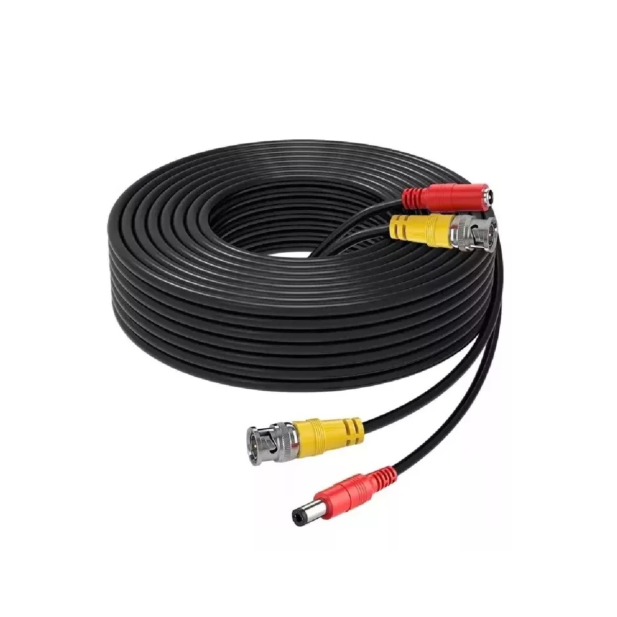 Cable Siames 50 Metros Para Camaras Seguridad Cctv Bnc Video