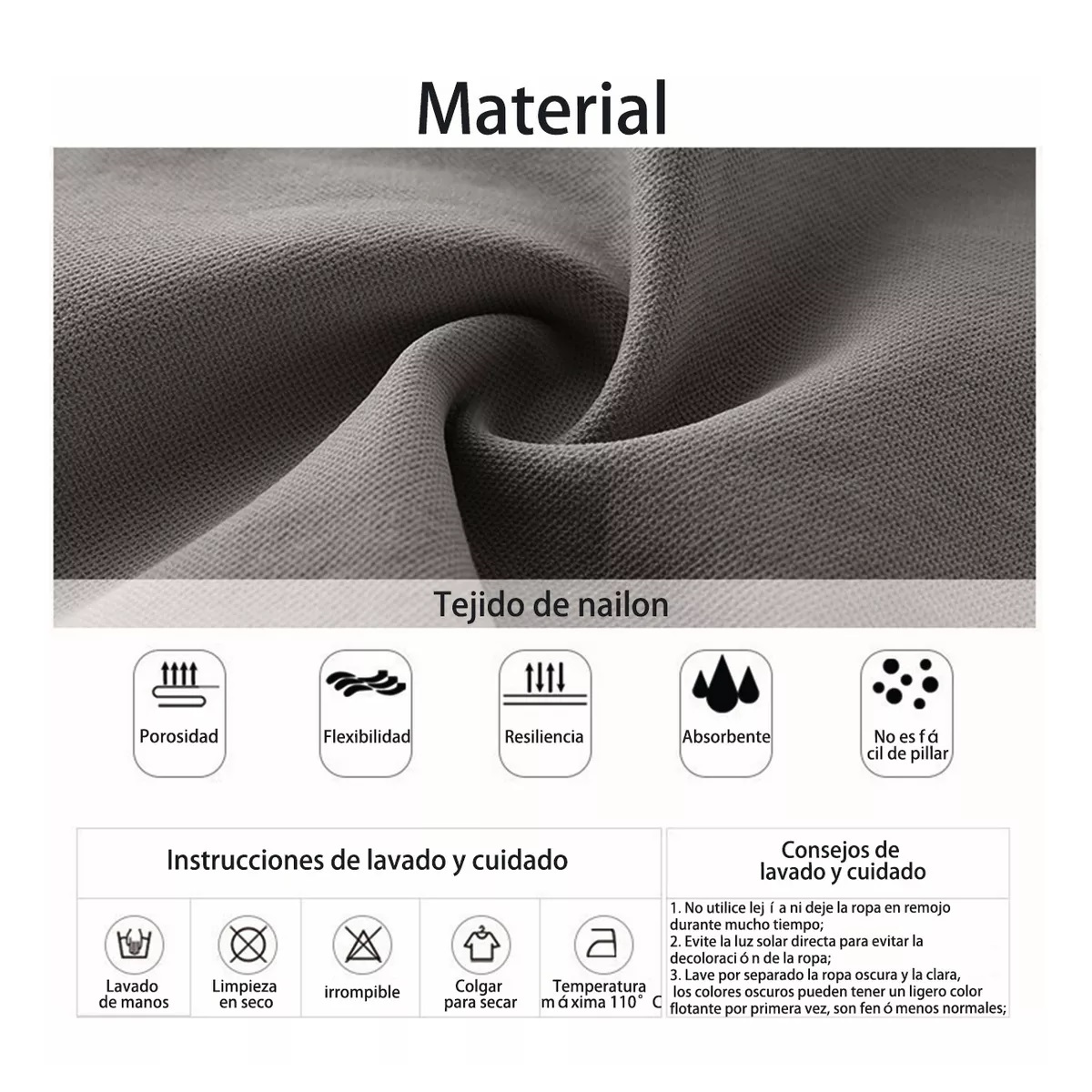 Leggings Deportivos De Yoga Gym Para Mujer Gris Oscuro Talla L