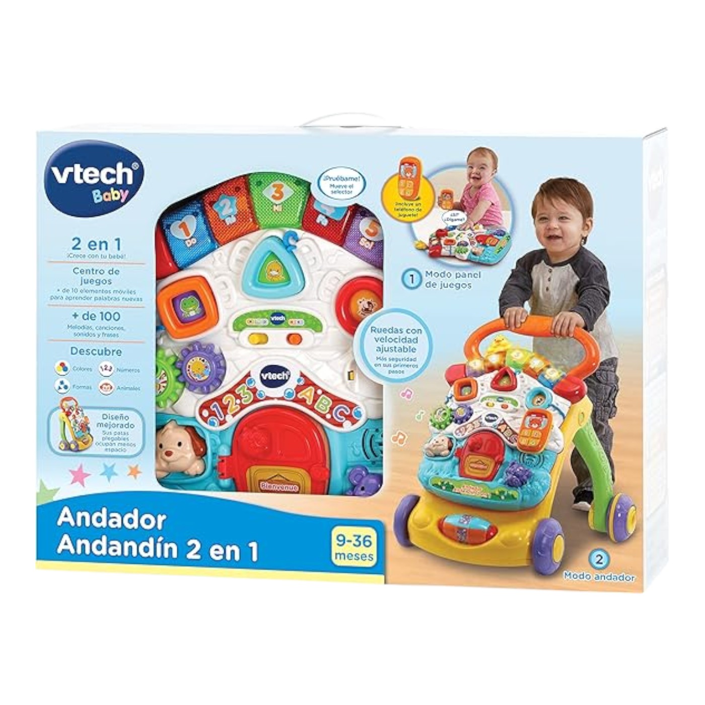 ANDADERA MUSICAL VTECH BEBÉ MULTICOLOR VTECH 80-505622