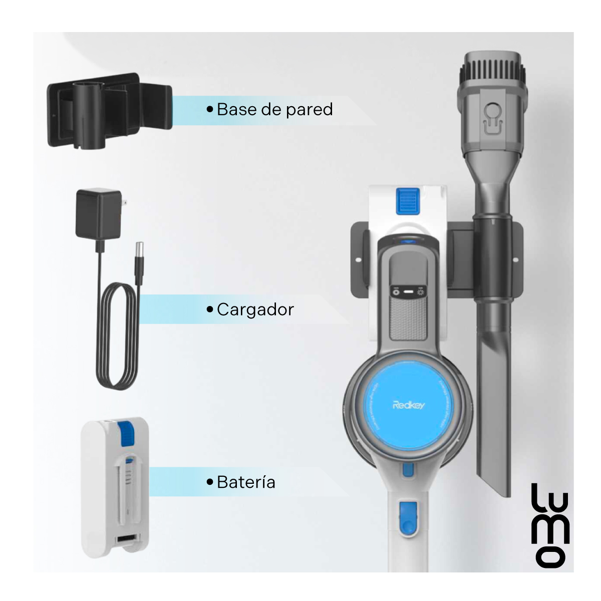 Aspiradora Inalambrica de Mano Potente 250 W 6 in 1