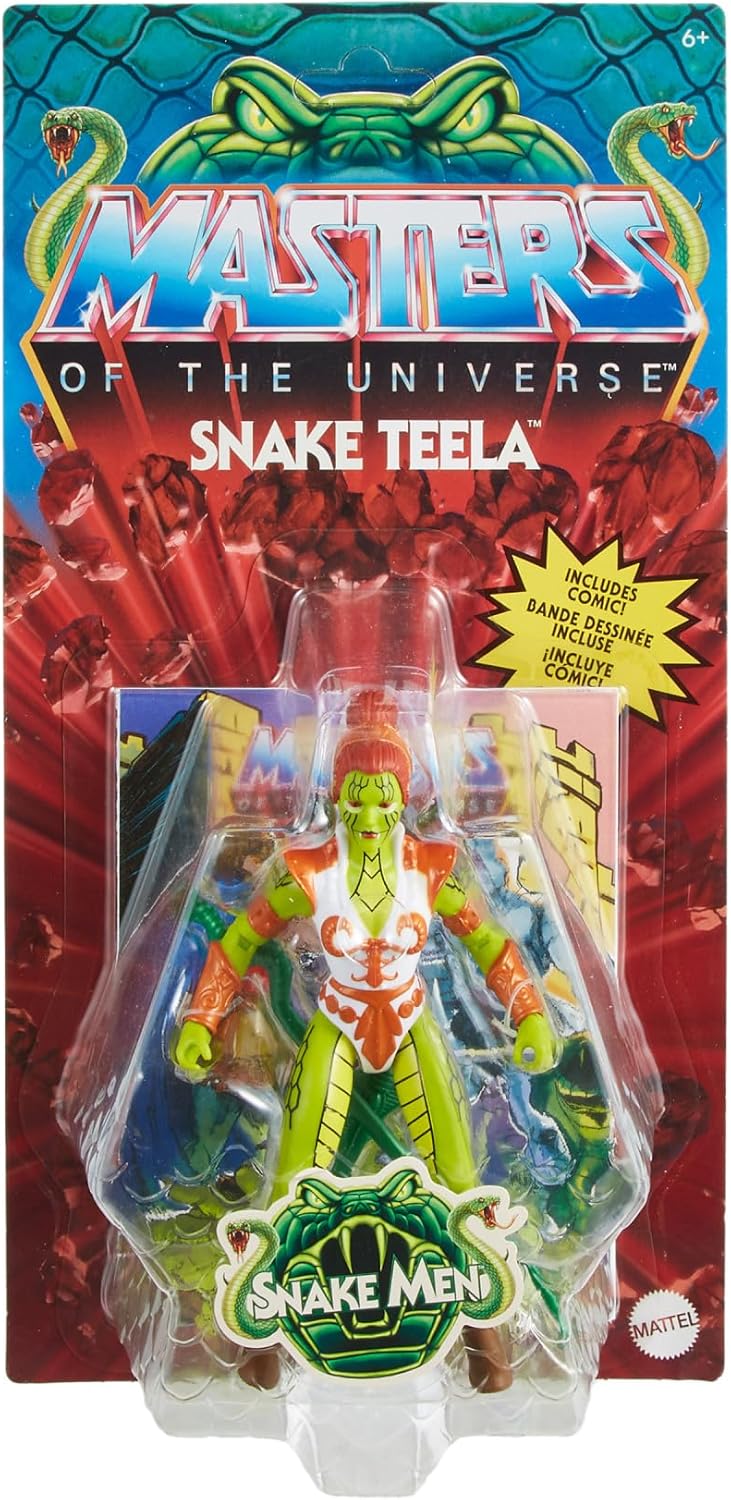 Teela Serpiente MASTERS OF THE UNIVERSE Origins de 5.5" Mattel MOTU  HE-MAN