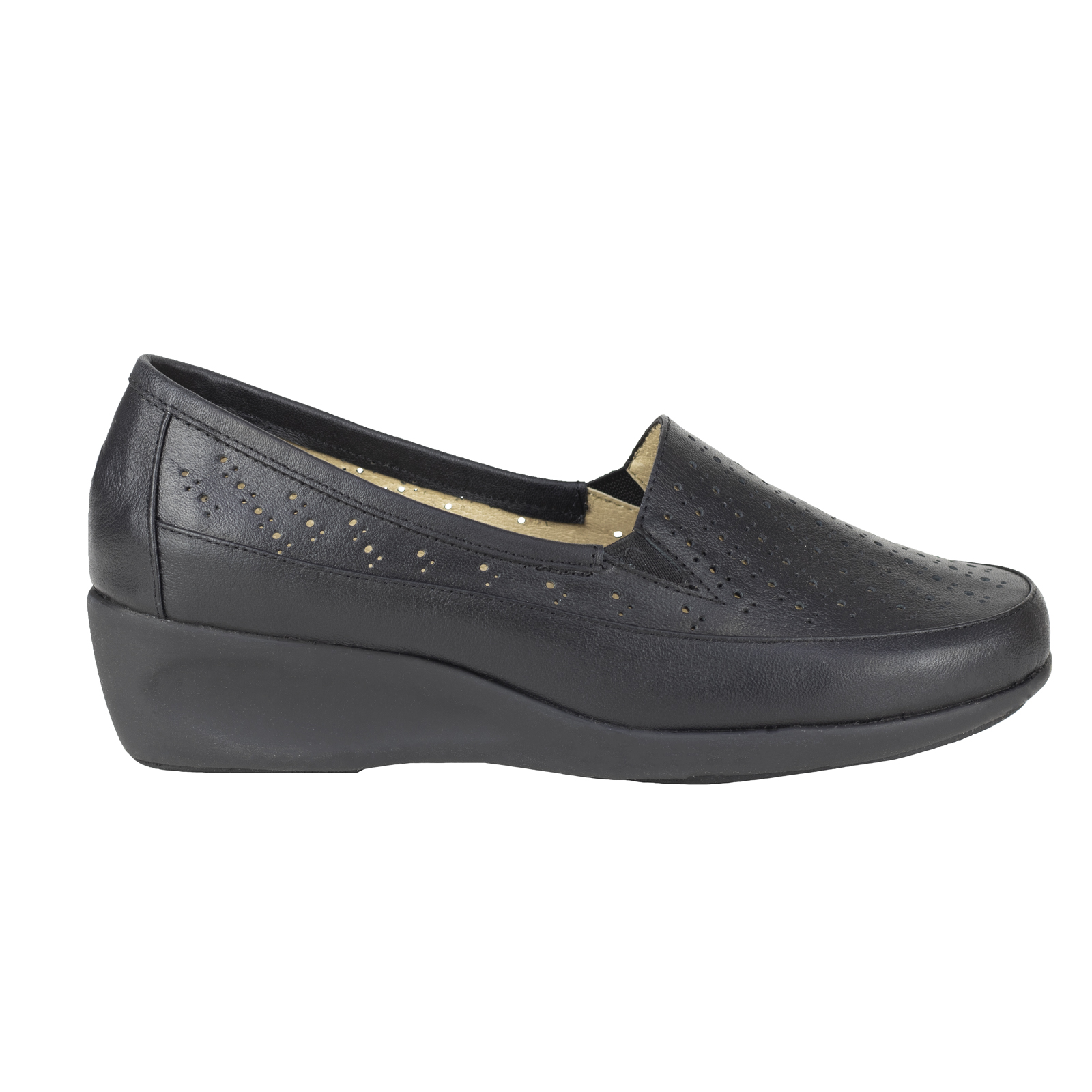 Zapato Negro Mujer De Vestir Ludolfo Cota 20077 Vestir Tacón