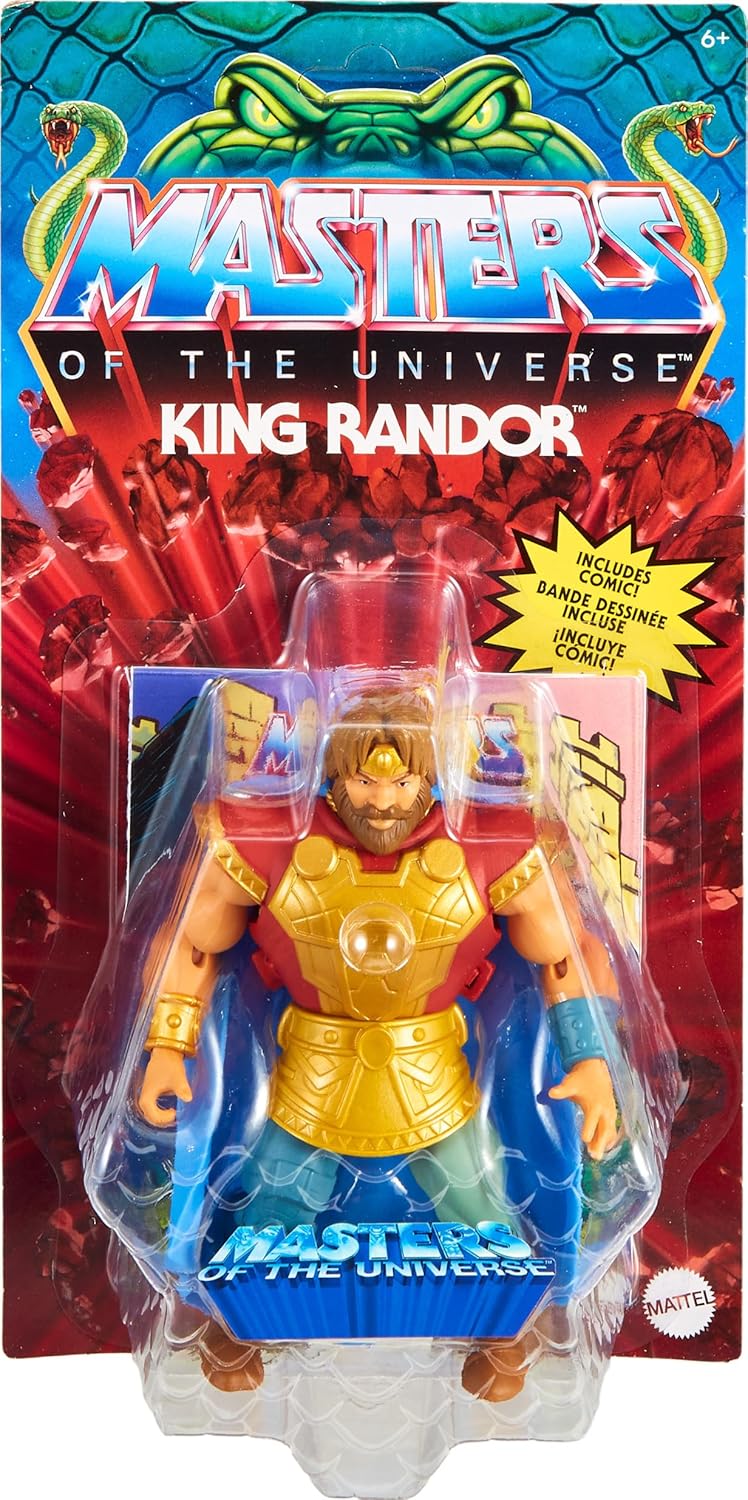 Rey Randor MASTERS  OF THE UNIVERSE Origins de 5.5" Mattel MOTU HE-MAN MATTEL
