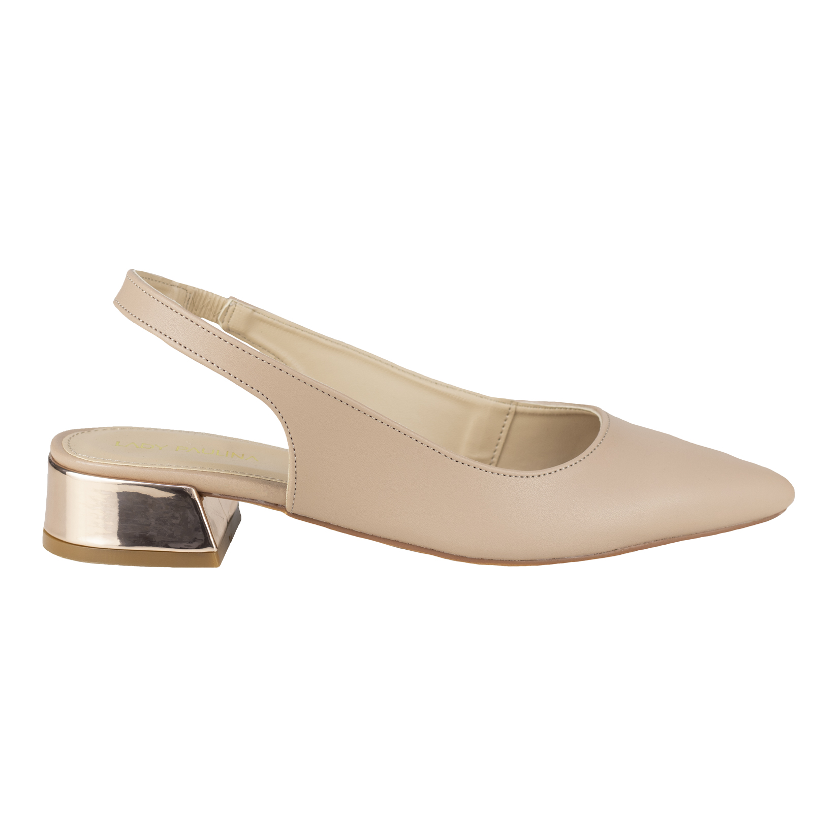 Flat Ballerina De Mujer Tacón Lady Paulina 35601 Maquillaje