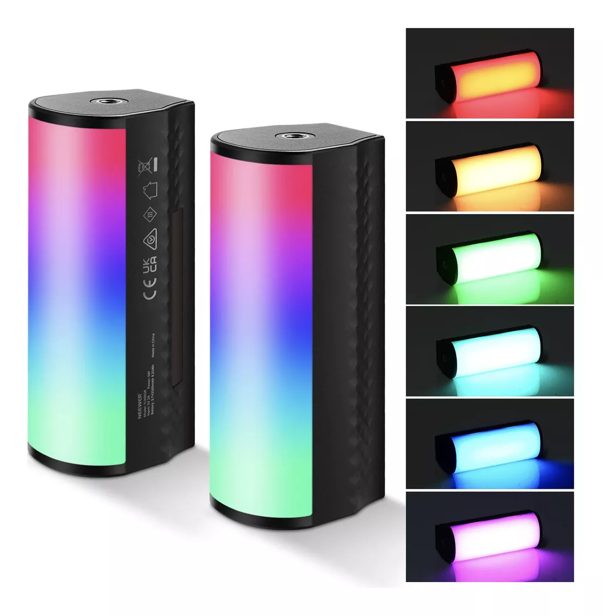  Barra de Luz Led de Mano Magnética 360° Todo RGB Mini LED 