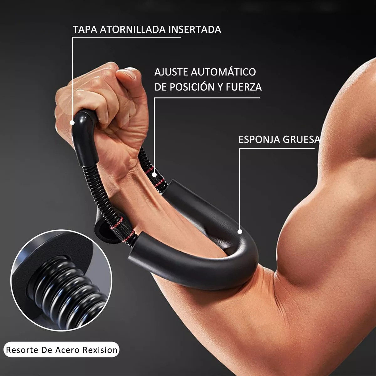 Ejercitador De Dedo Kit Mano Fortalecedor De Agarre 12pcs
