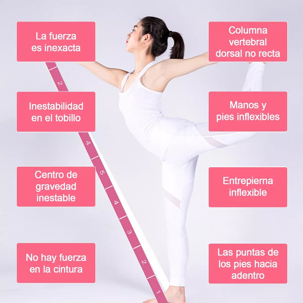 Cinturón Para Yoga Banda De Resistencia Fitness,1.08m
