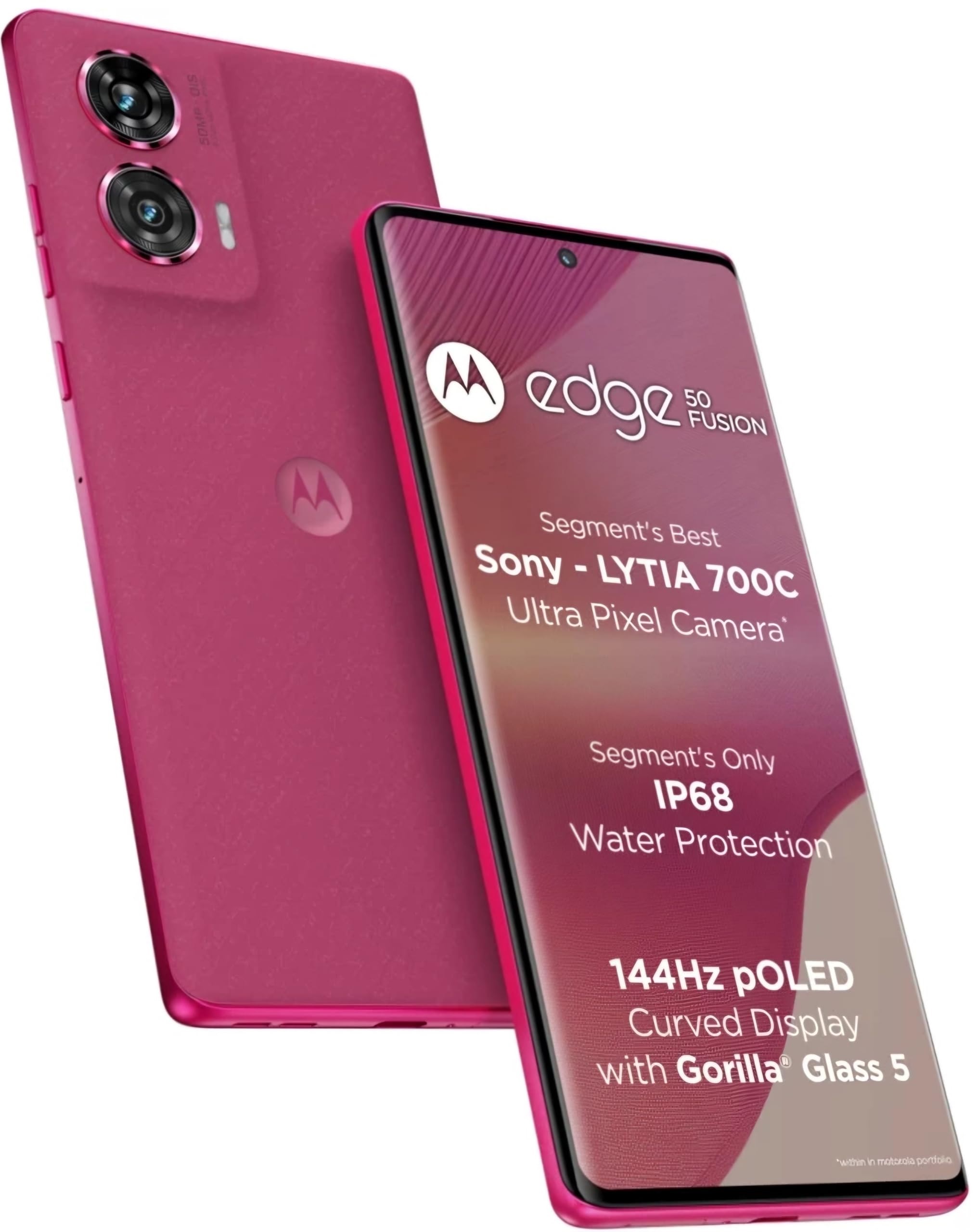 Motorola Edge 50 Fusion 512Gb 12Ram Dual Sim Color Hot Pink Nuevo Desbloquedo