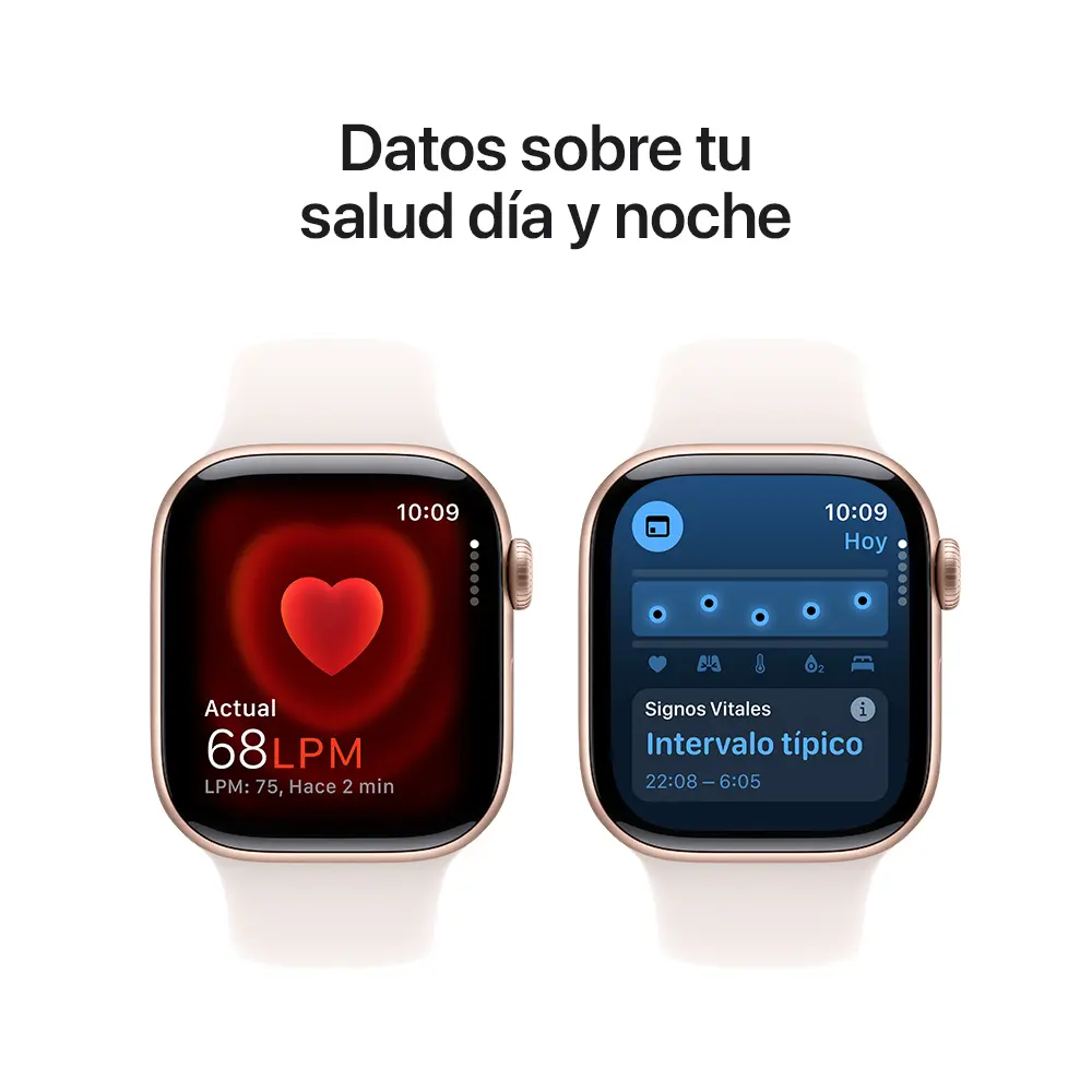 Apple Watch 10 GPS 42 MM Con Caja De Aluminio Oro Rosa Y Correa Deportiva Rosa Rubor S/M