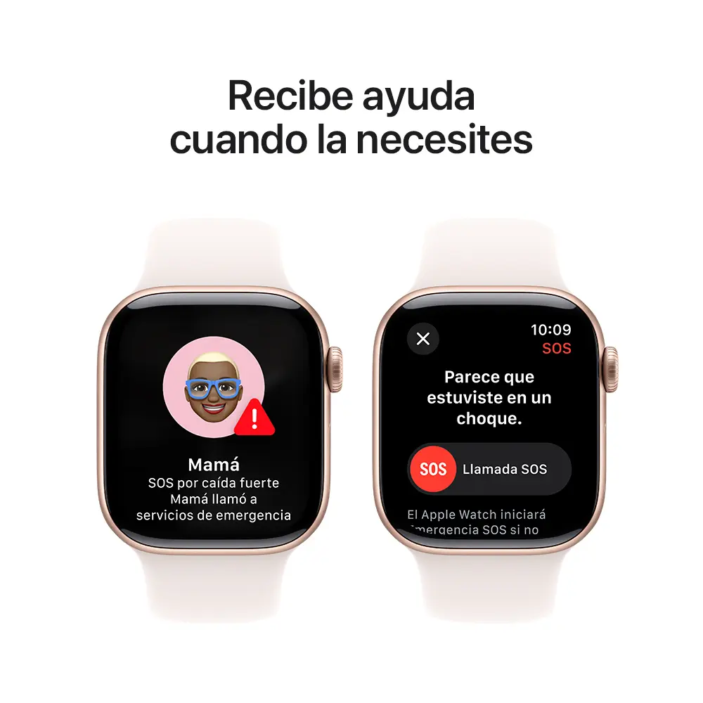 Apple Watch 10 GPS 42 MM Con Caja De Aluminio Oro Rosa Y Correa Deportiva Rosa Rubor S/M