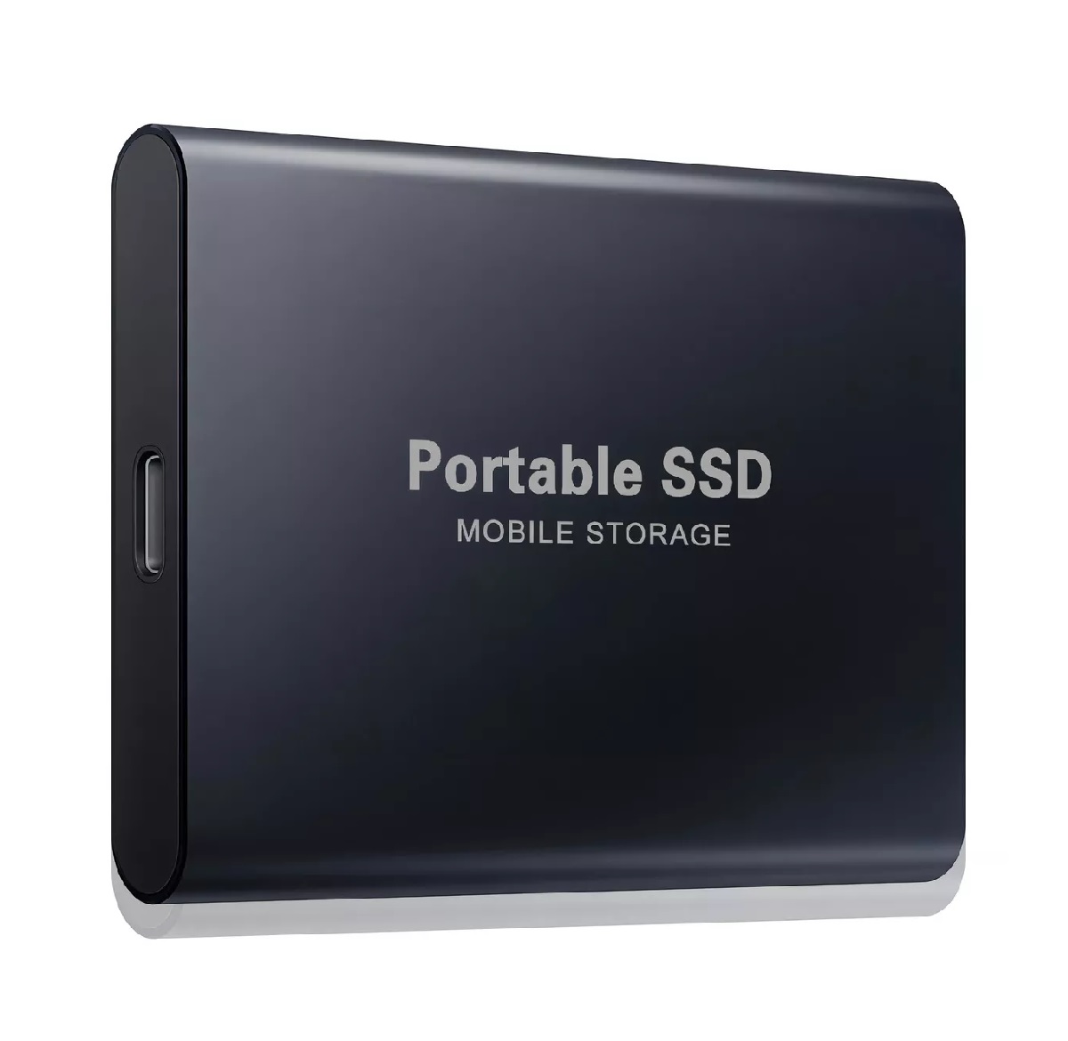 Externo Disco Duro Ssd 2tb Vrcow 2000gb Sólido Mini Portátil Negro