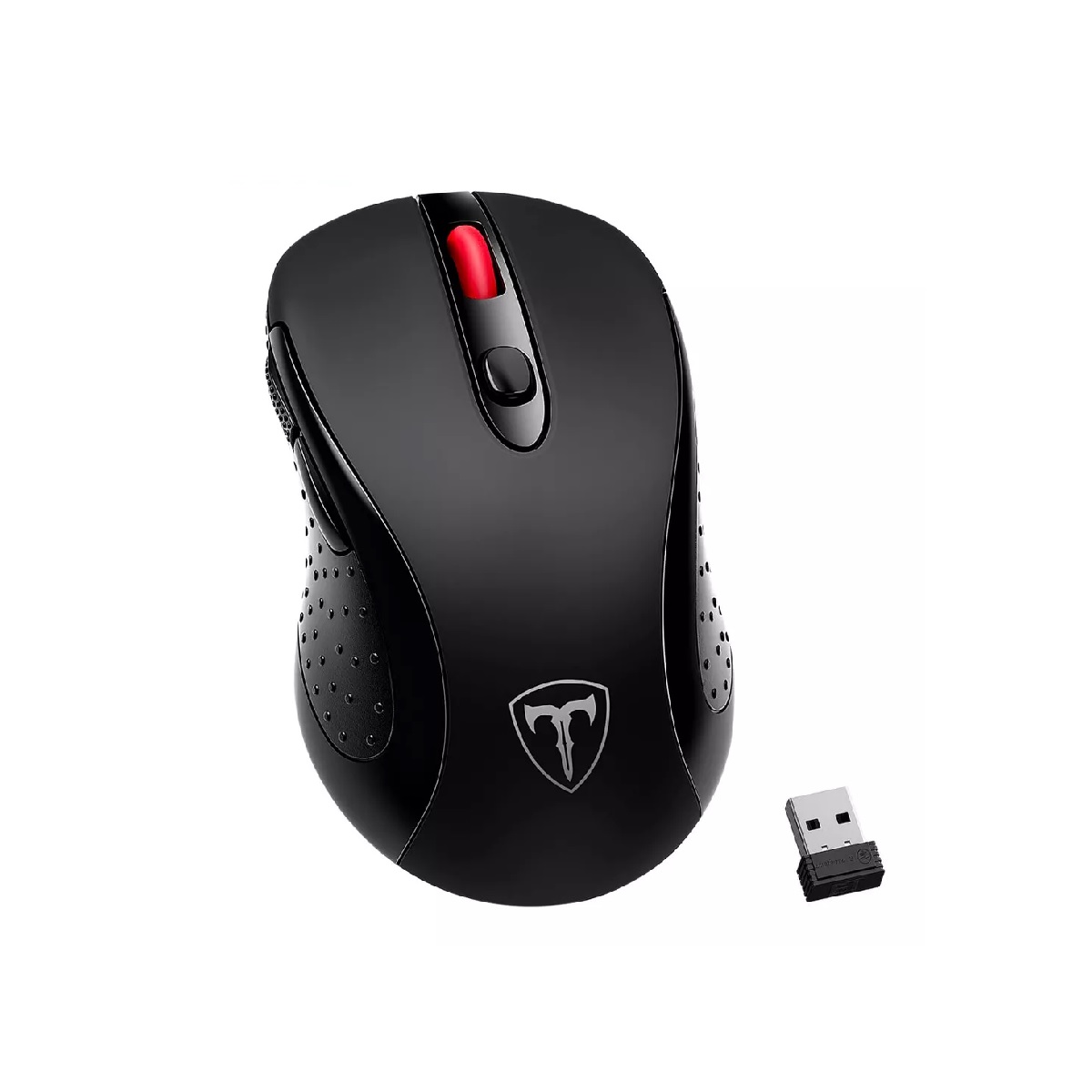 Mouse Inalambrico Para Computadoras 2.4g Receptor Usb 6 Botones, 2400 Dp