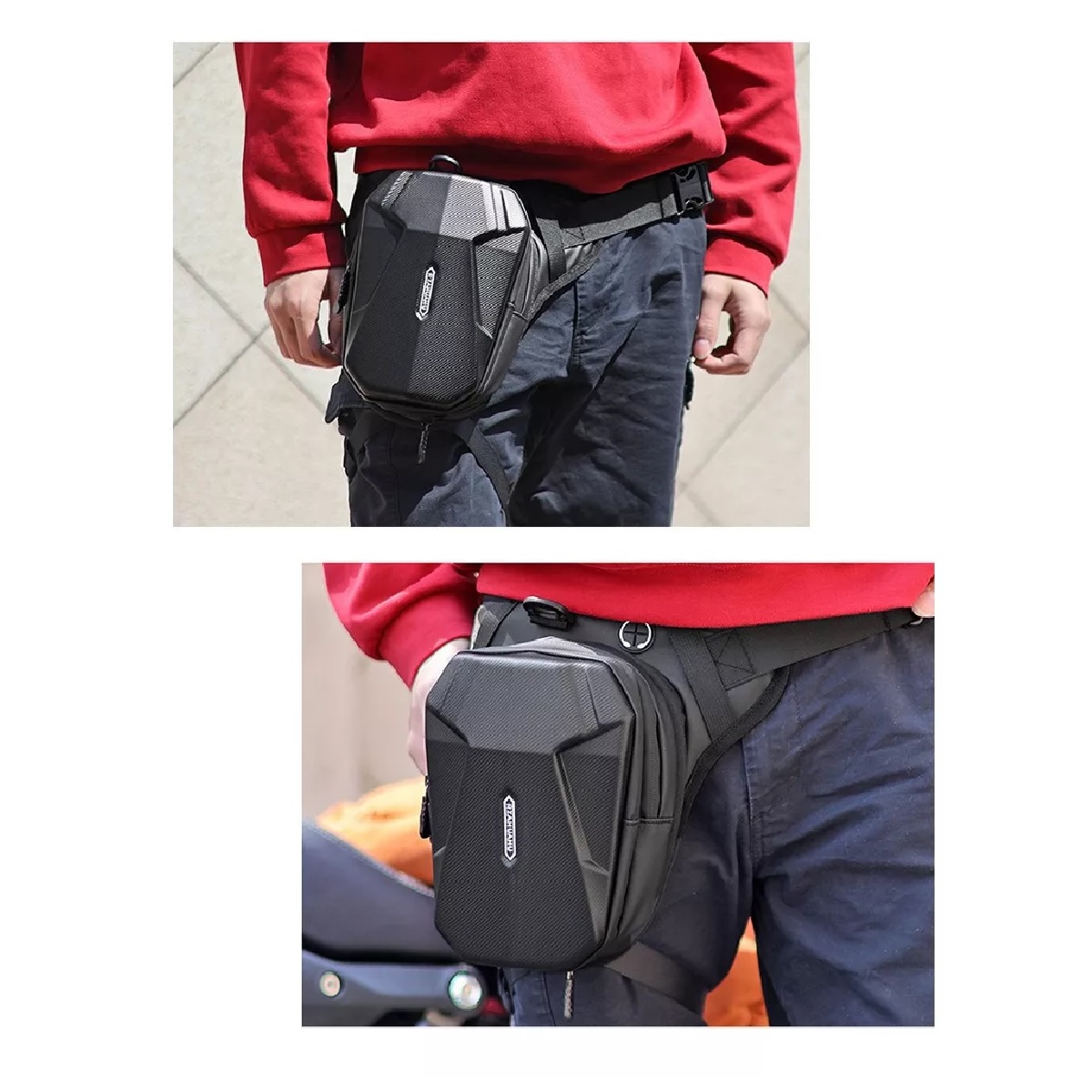 Bolsa De Pierna/cintura, Extensible Motocicleta Impermeable