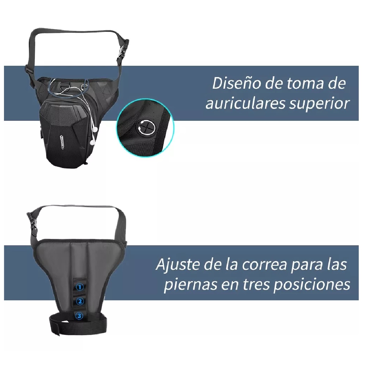 Bolsa De Pierna/cintura, Extensible Motocicleta Impermeable