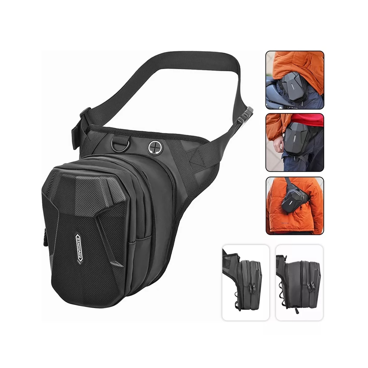 Bolsa De Pierna/cintura, Extensible Motocicleta Impermeable
