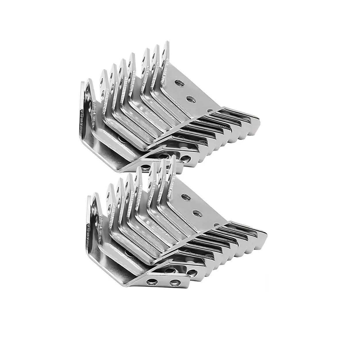 Conector Universal De Esquina Para Muebles De Acero Inoxidab 20 Pcs