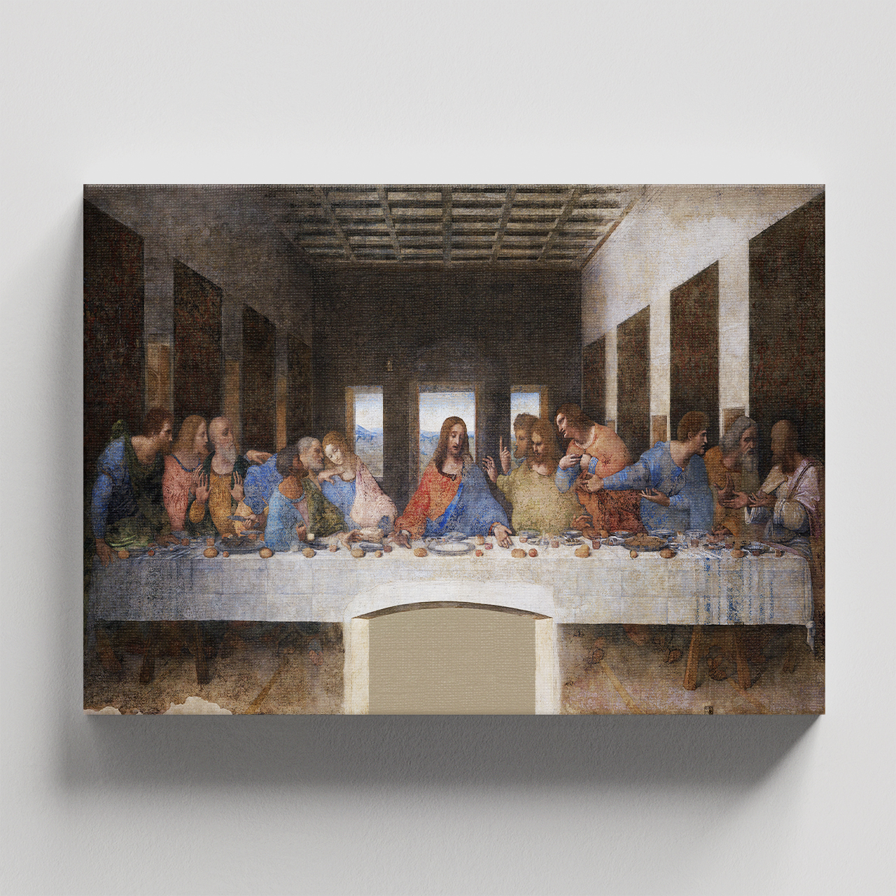 Cuadro Decorativo La última Cena Leonardo da Vinci  120 X 80