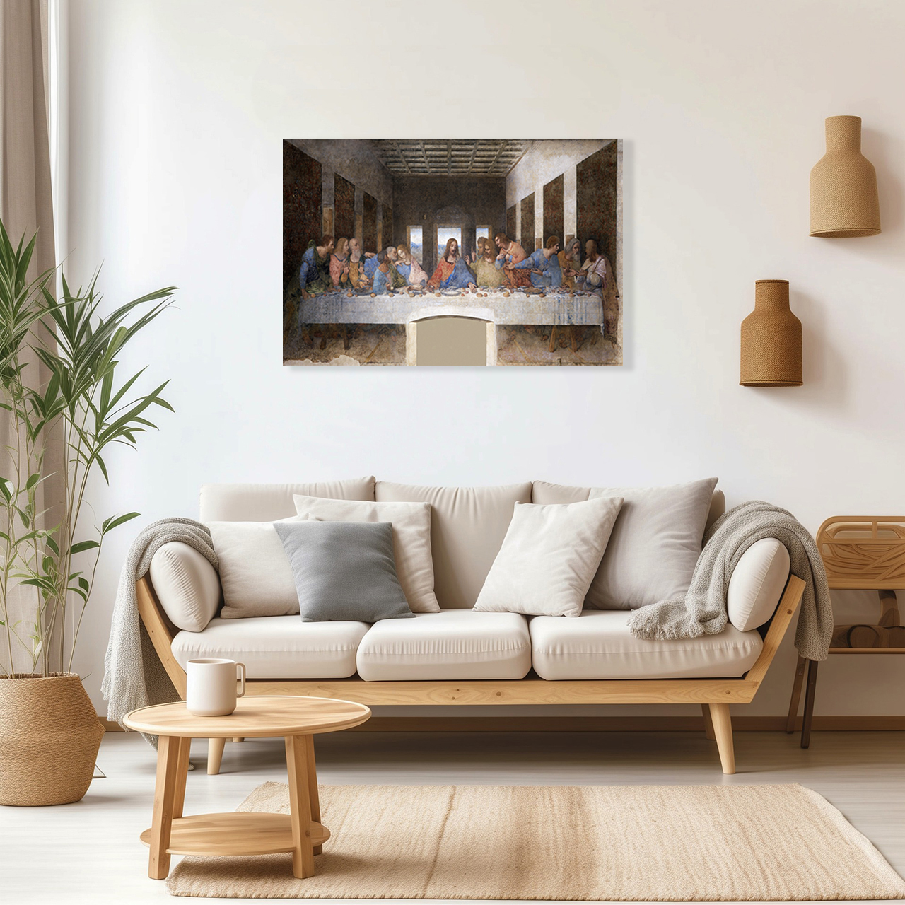Cuadro Decorativo La última Cena Leonardo da Vinci  120 X 80