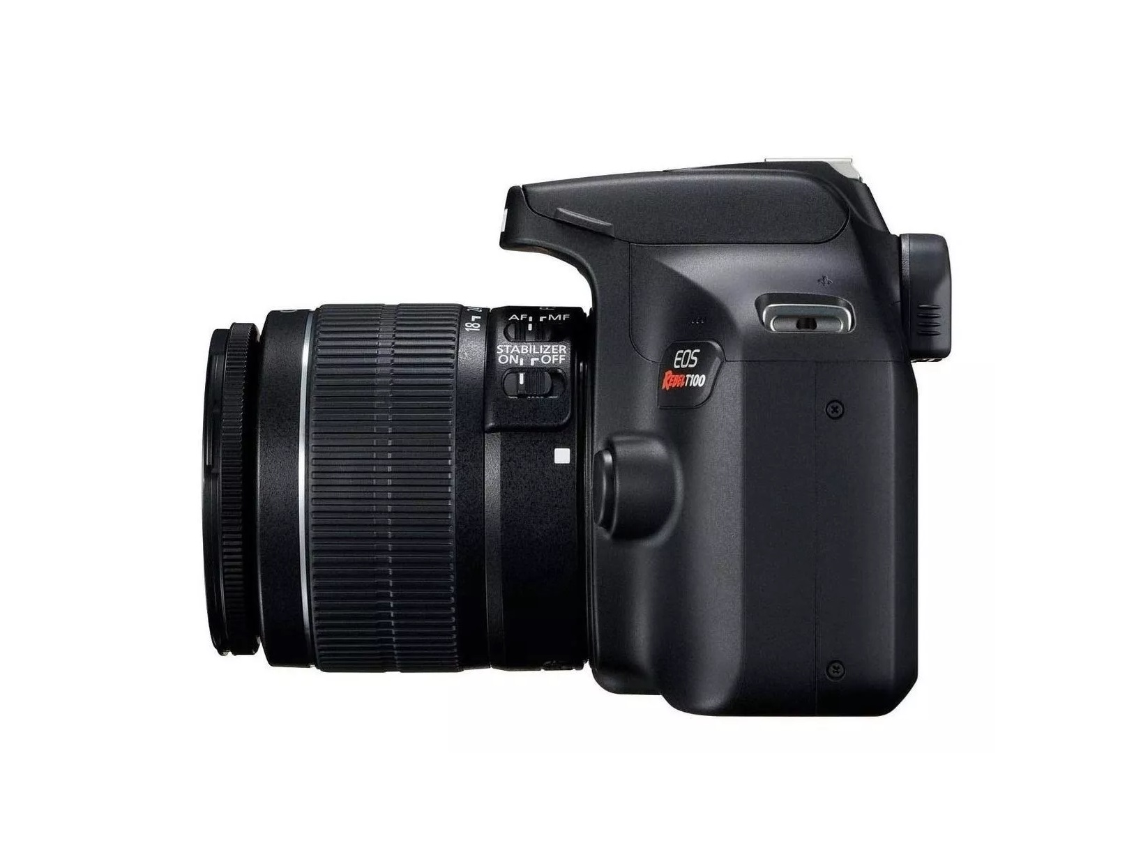 Camara Canon EOS Rebel Kit T100 Con Lente EF-S 18-55 mm f/3 1/2 - 5 1/2 III Color Negro