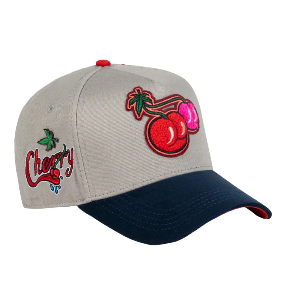 Gorra JC Hats Cherry Gabito Ballesteros Gris-Azul Unisex 003159