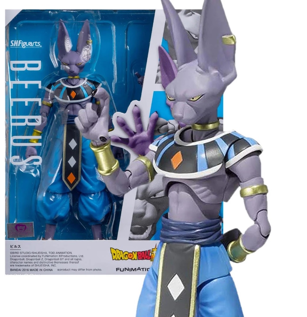  Original Beerus the Destroyer Bandai Tamashii Nations S.H. Figuarts Dragon Ball Super Bills