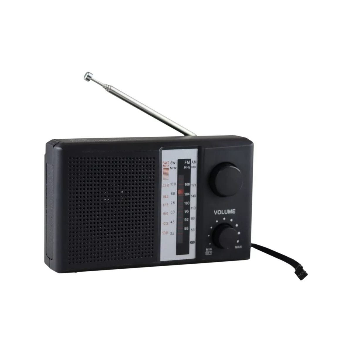 Radio Portátil Am Fm Con Bocina Altavoz Y Para Audifonos