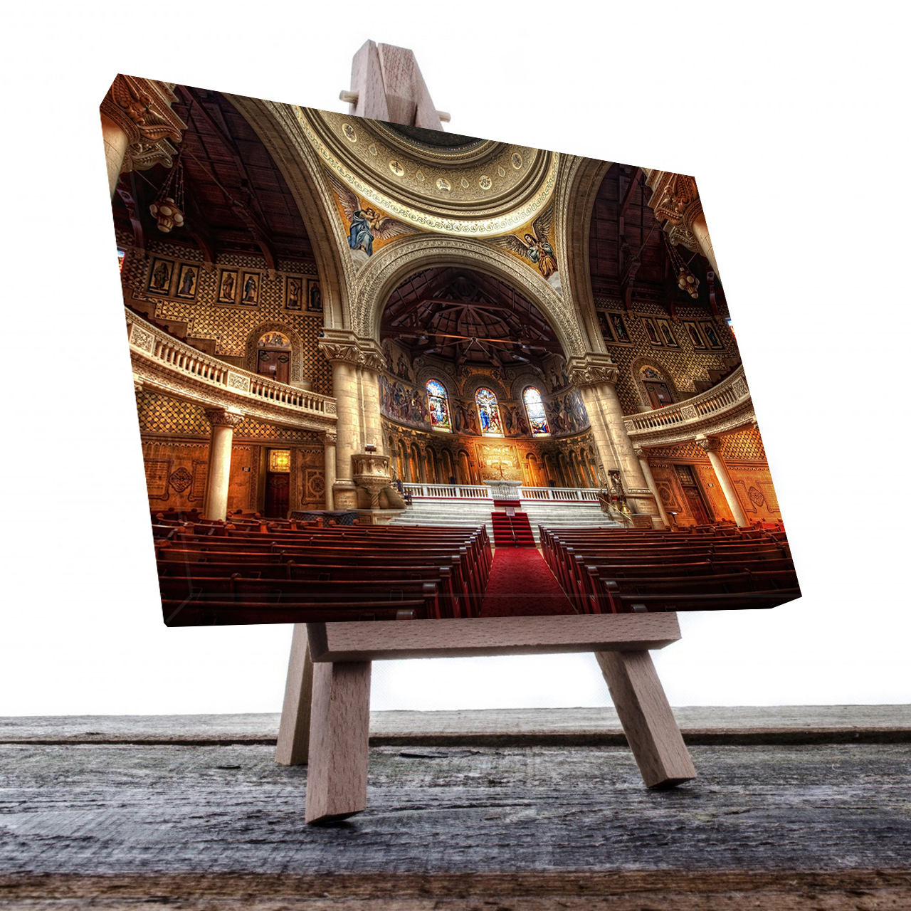 Cuadro Decorativo Religioso Iglesia Conmemorativa en Stanford University #2 90 X 60
