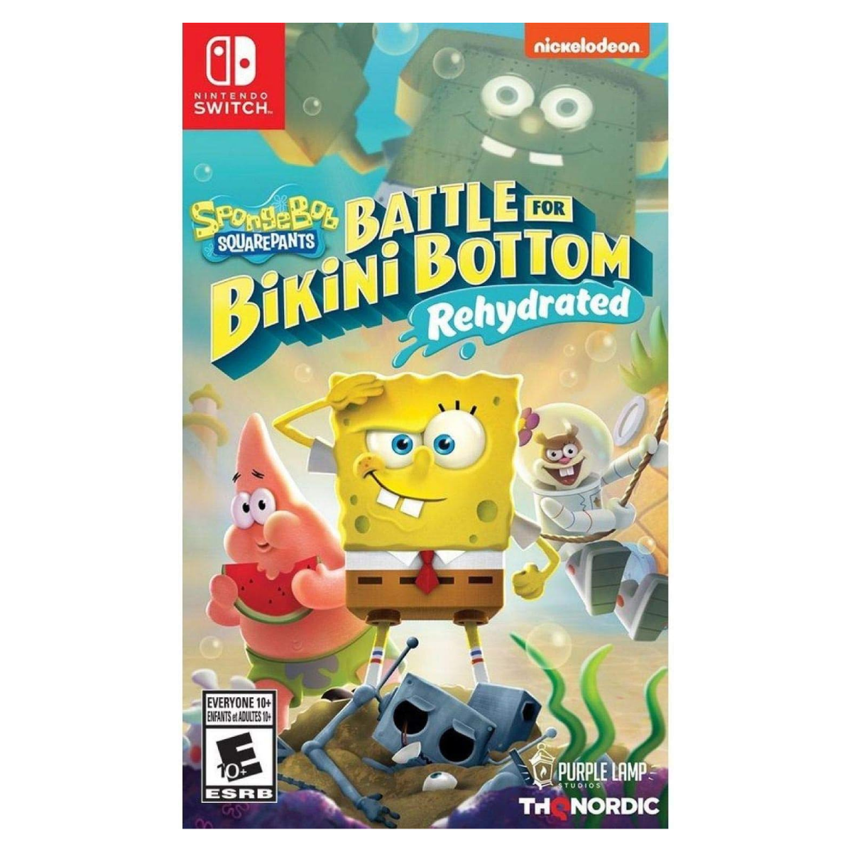 Nintendo Switch Juego Spongebob Squarepants Battle for Bikini Bottom Rehydrated