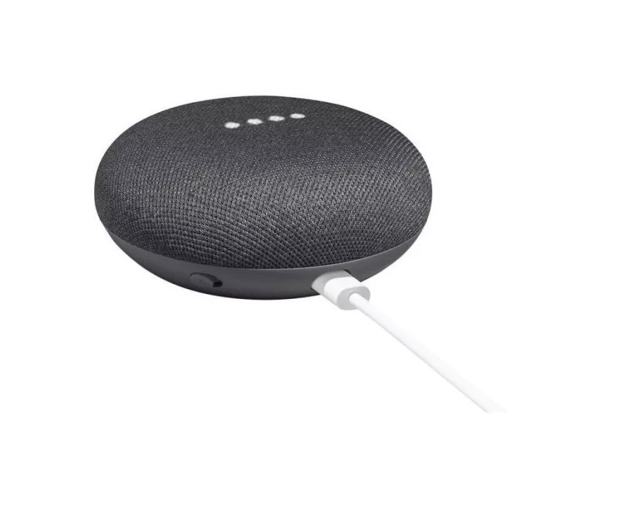 Bocina Asistente Virtual Google Nest Mini 2da Gen Wifi Bluetooth Color Negro