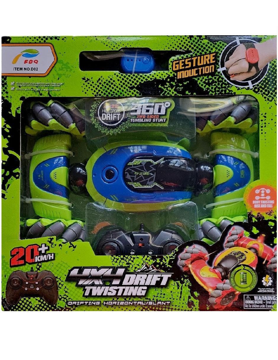 Carro De Juguete Control Remoto Con Luz Y Sonido 4x4 Gusano