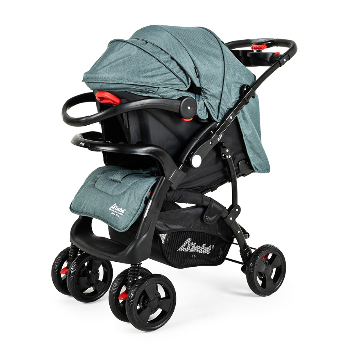 Carriola D'Bebé Travel System Elite Verde ENDY14