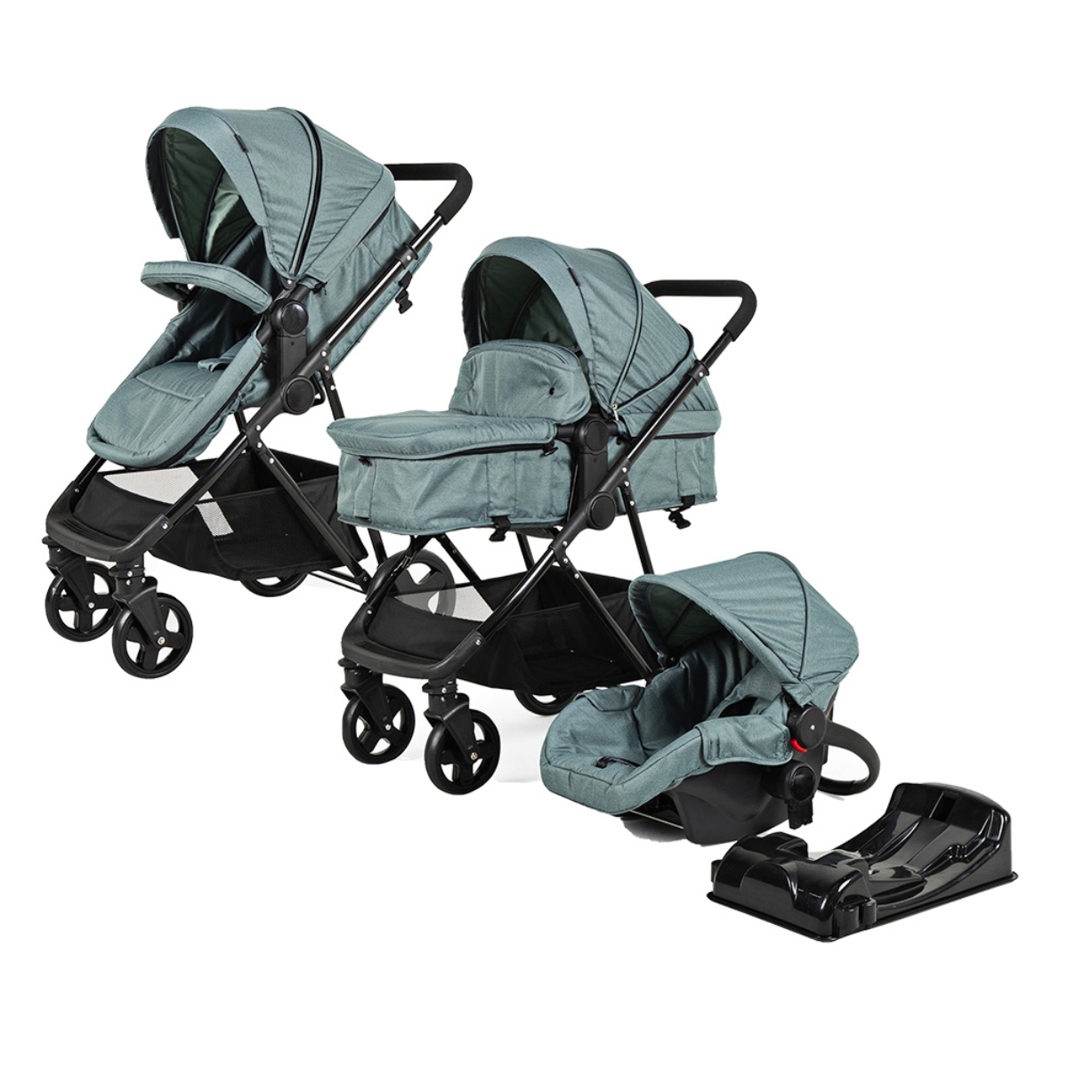 Carriola D'Bebé Travel System Prince Verde ENDY14