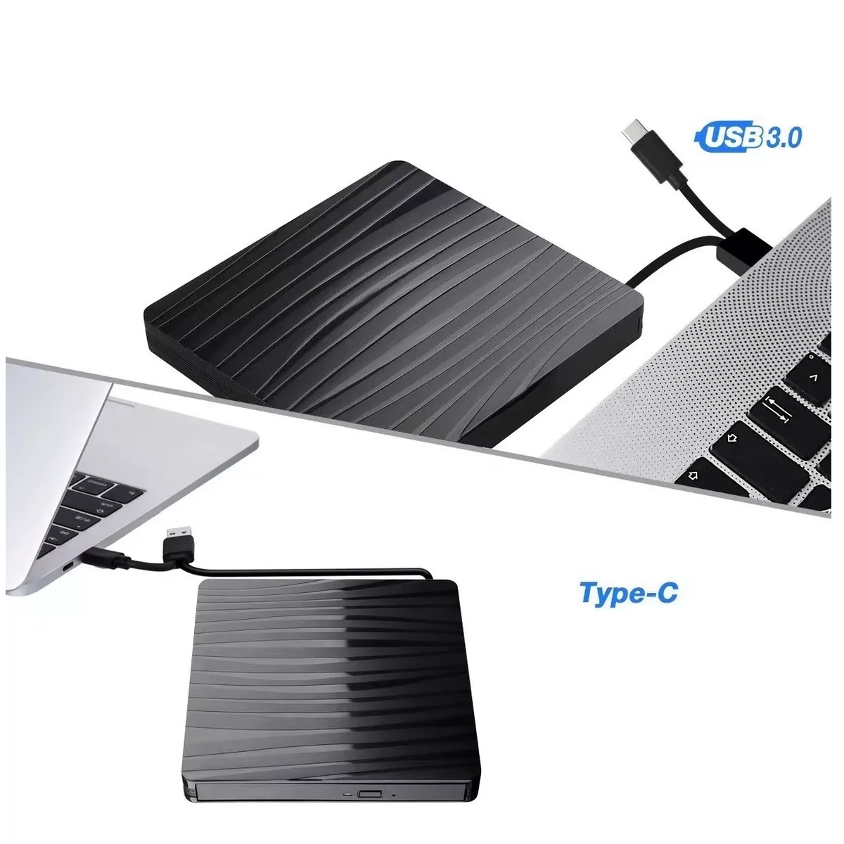 Quemador Lectora Dvd Y Cd Externo Discos Usb3.0 Grabadora