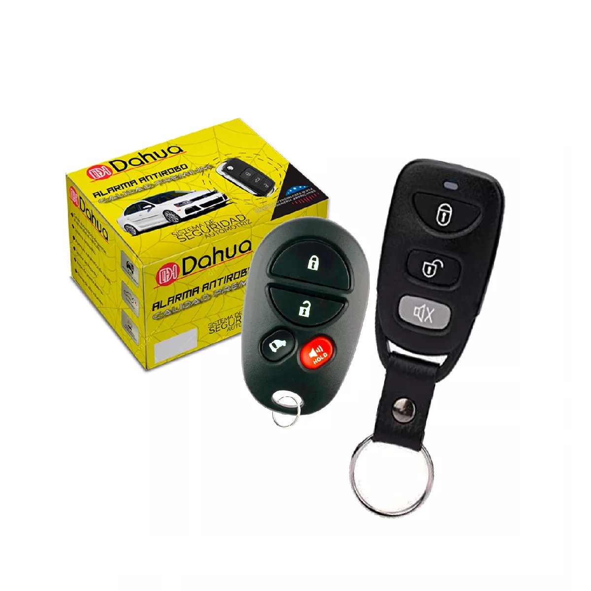 Alarma De Seguridad Antirrobo Para Auto Coche Universal Con 2 Controles