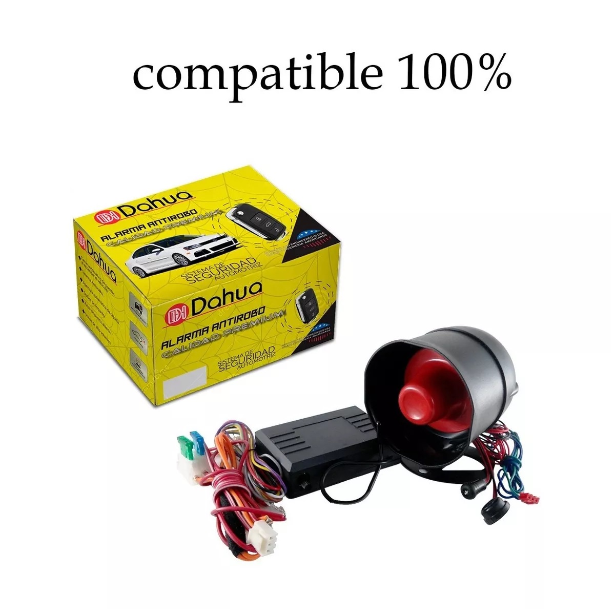 Alarma De Seguridad Antirrobo Para Auto Coche Universal Con 2 Controles