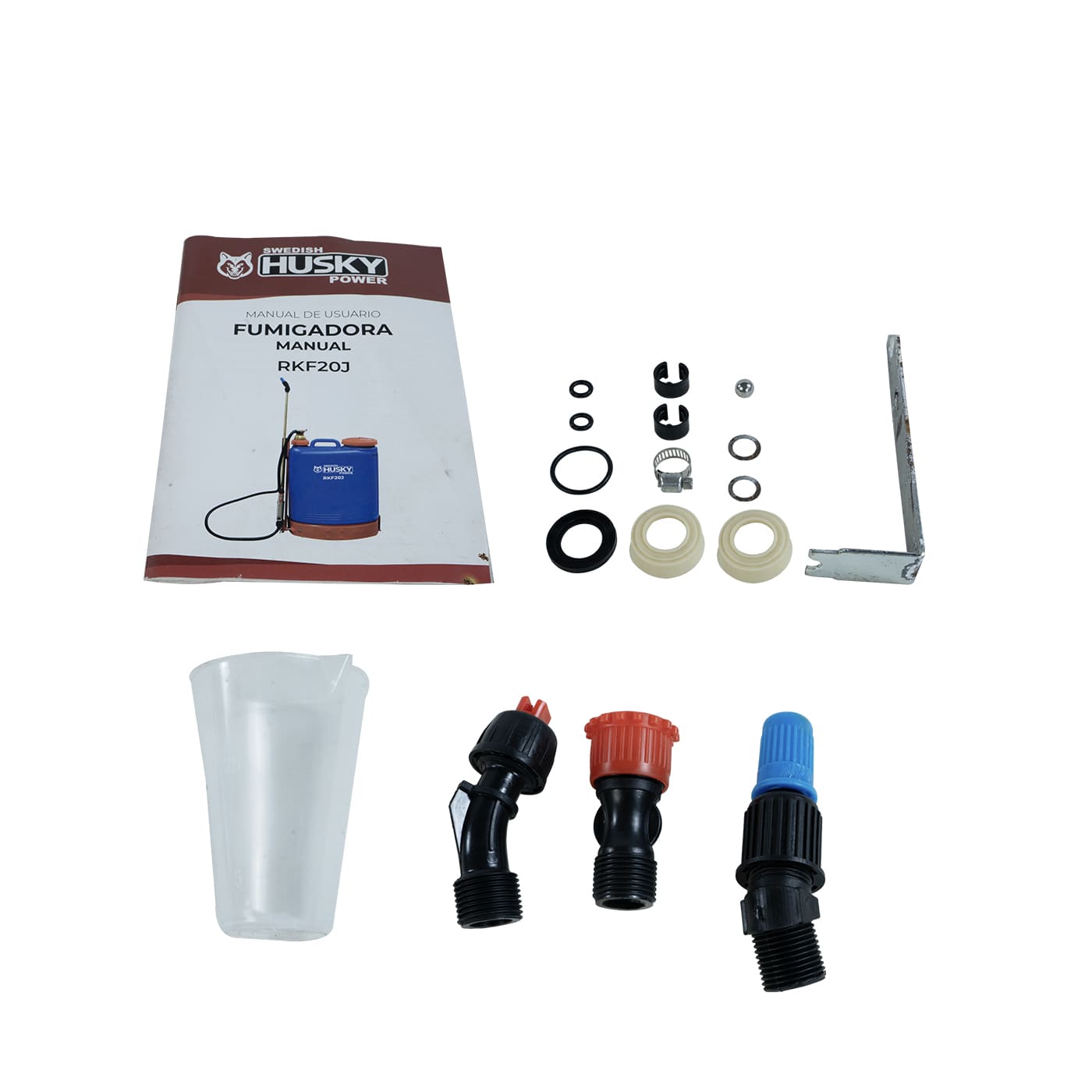 FUMIGADORA ASPERSORA DE FERTILIZANTES MANUAL SWEDISH HUSKY POWER 20 LITROS C/BOMBA BRONZE - RKF20J