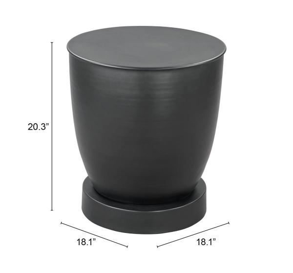 Mesa Lateral Baku Negro - Kessa