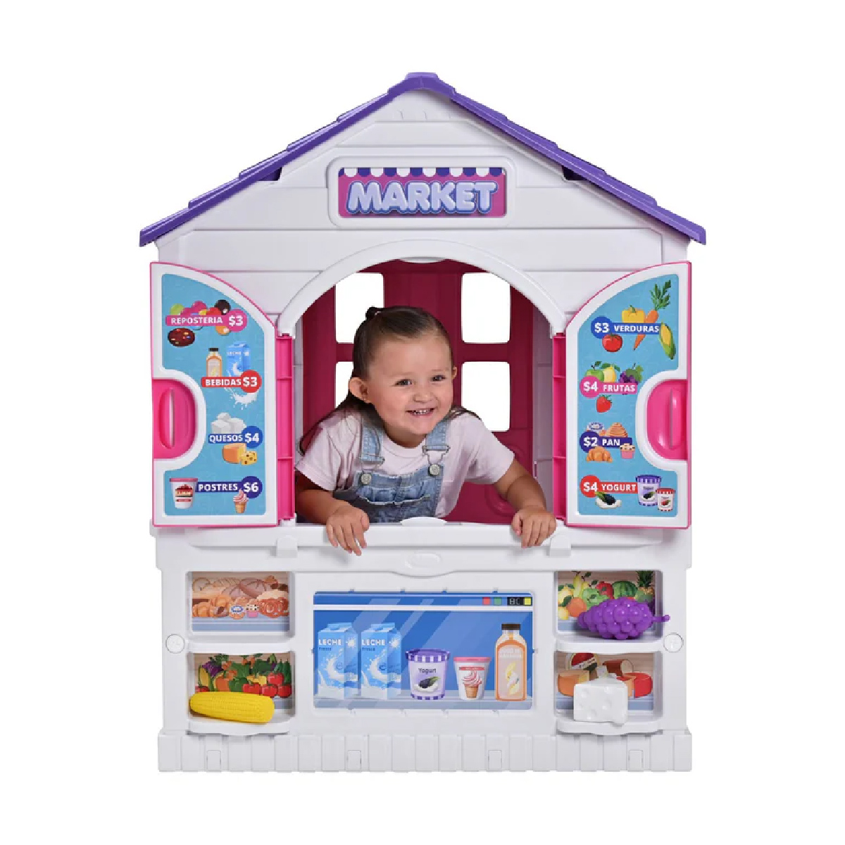 Juguete Casita Casa Infantil Play House Prinsel 2 En 1 Para Niñas