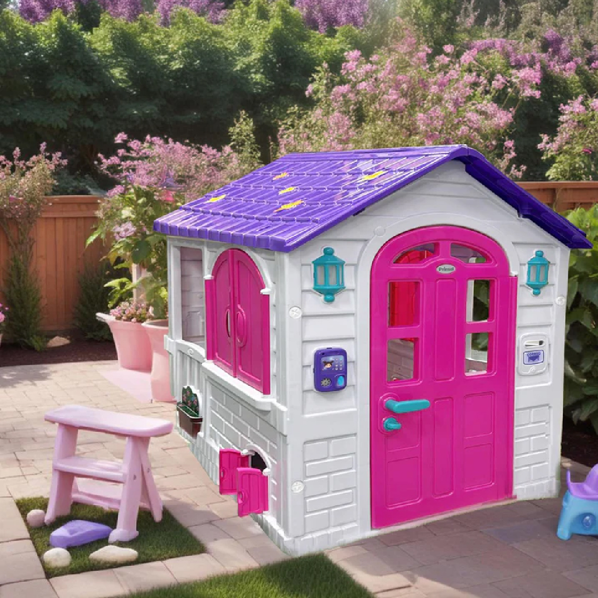 Juguete Casita Casa Infantil Play House Prinsel 2 En 1 Para Niñas