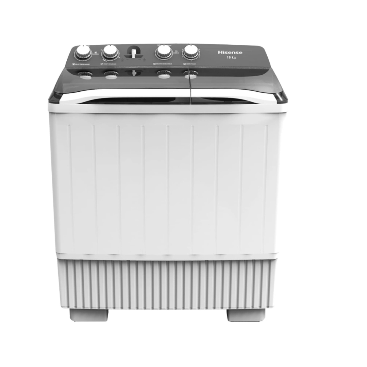 Lavadora Hisense WSA1803P 18 Kg Doble Tina Blanca ALBY