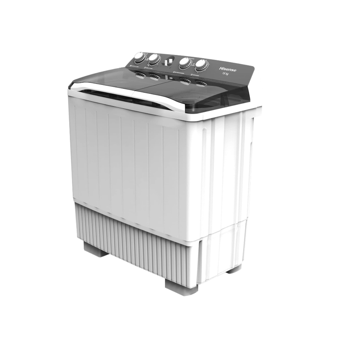 Lavadora Hisense WSA1803P 18 Kg Doble Tina Blanca ALBY