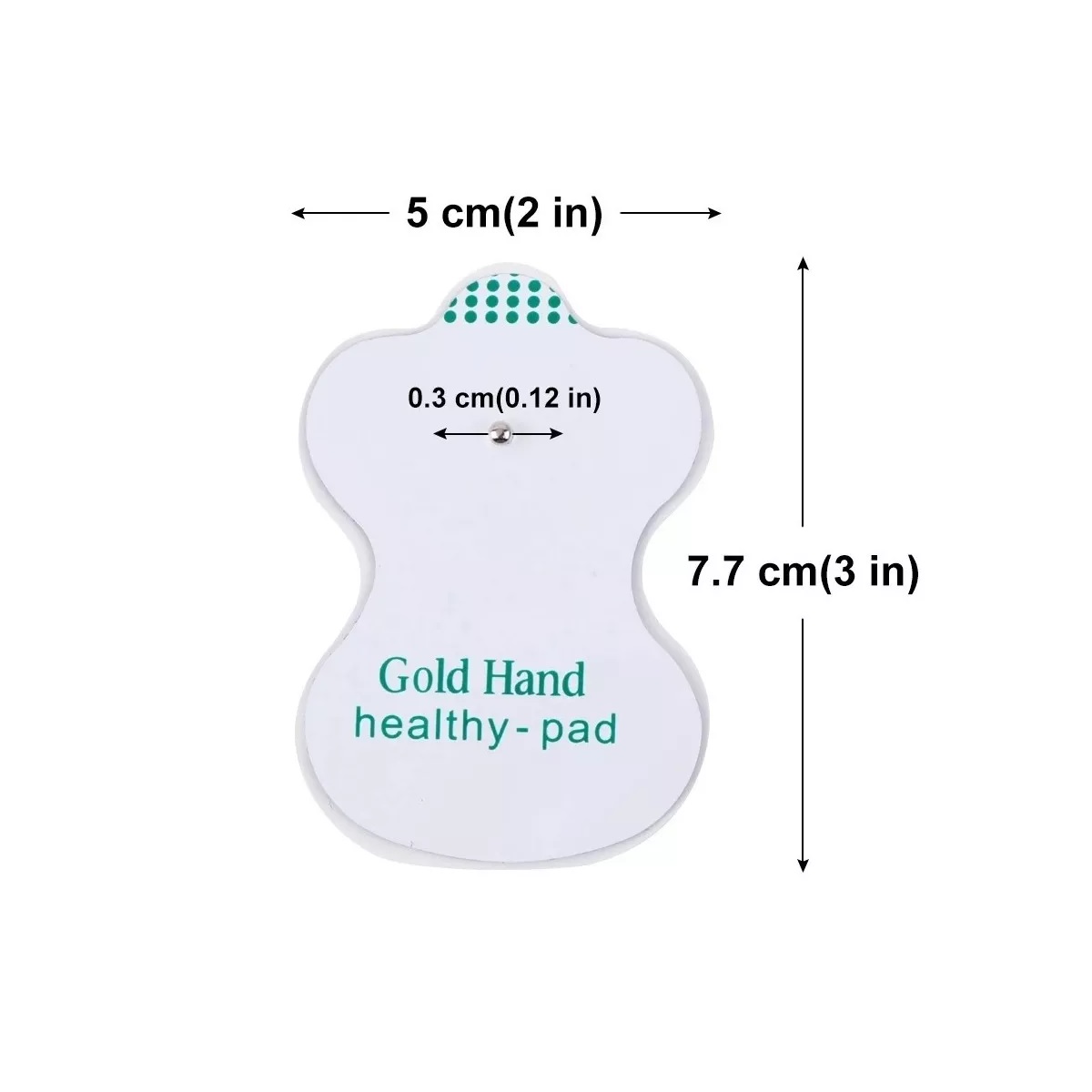 50 Pads Electrodos Parches Para Electroestimulador Tens Ems