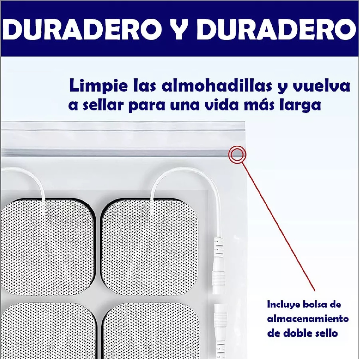 5x10cm Electrodos Parches Para Electroestimulador 24pcs