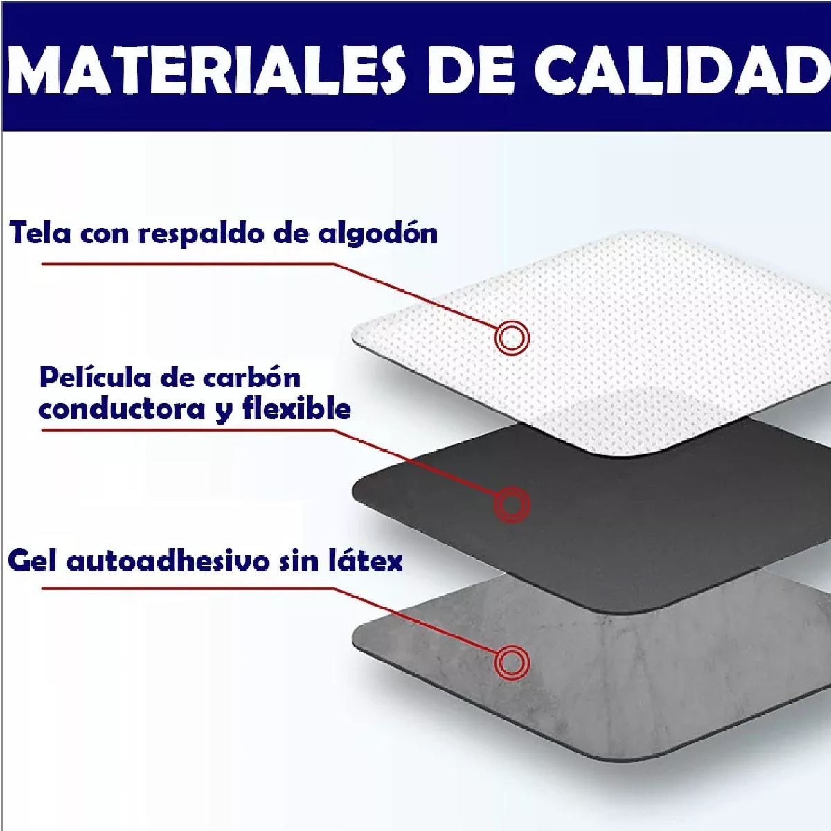 5x10cm Electrodos Parches Para Electroestimulador 24pcs