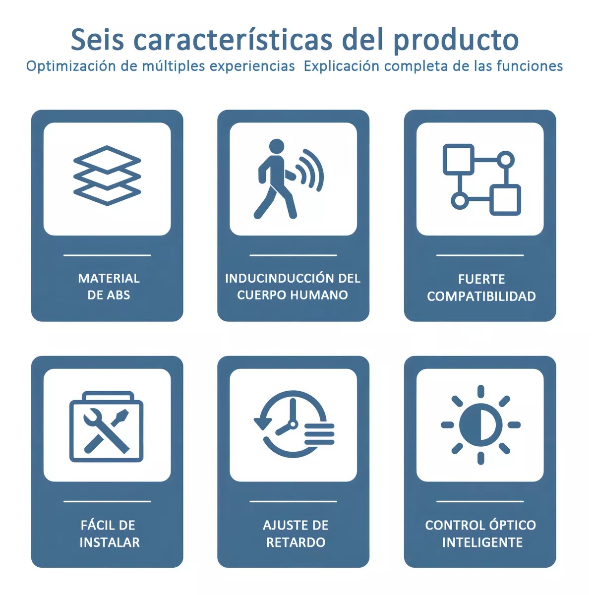 4 Porta Lámpara Sensor De Movimiento 360° Grados Infrarrojo E27 Socket Para Foco